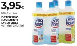 Ipercoop Detersivo pavimenti lysoform offerta
