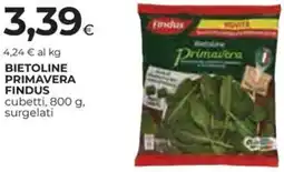 Ipercoop Bietoline primavera FINDUS offerta