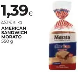 Ipercoop American sandwich morato offerta