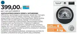 Ipercoop ASCIUGATRICE BOSCH SERIE 4 WTH85208II offerta