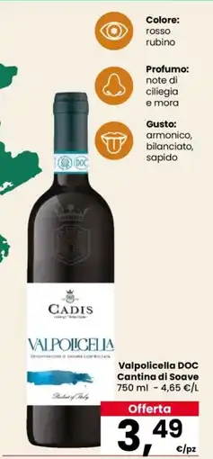 Despar Valpolicella DOC Cantina di Soave offerta