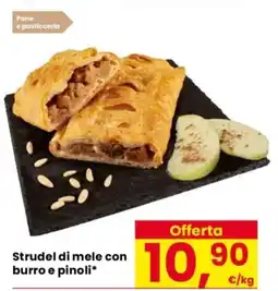 Despar Strudel di mele con burro e pinoli offerta