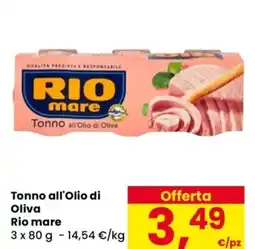Despar Tonno all'Olio di Oliva Rio mare offerta