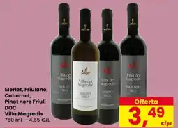Despar Merlot, Friulano, Cabernet, Pinot nero Friuli DOC Villa Magredis offerta