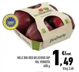 Conad Superstore Mele bio red delicious igp val venosta offerta