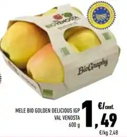 Conad Superstore Mele bio golden delicious igp val venosta offerta