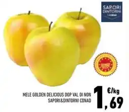 Conad Superstore Mele golden delicious dop val di non SAPORI&DINTORNI CONAD offerta