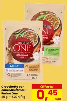 Despar Crocchette per cane Mini/Small Purina One offerta