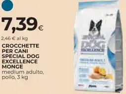 Ipercoop Crocchette per cani special dog excellence monge offerta