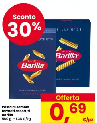 Pasta di semola Barilla