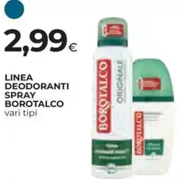 Ipercoop Linea deodoranti spray borotalco offerta