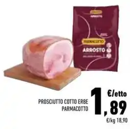 Conad Superstore Prosciutto cotto erbe PARMACOTTO offerta