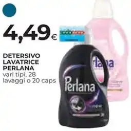 Ipercoop Detersivo lavatrice perlana offerta