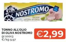 Mercatò Tonno all'olio di oliva NOSTROMO offerta