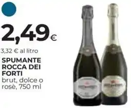 Ipercoop Spumante rocca dei forti offerta