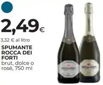 Ipercoop Spumante rocca dei forti offerta