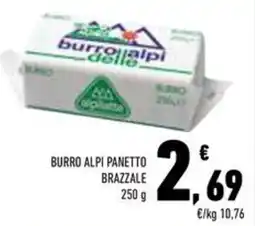 Conad Superstore Burro alpi panetto brazzale offerta