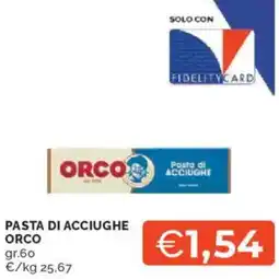 Mercatò Pasta di acciughe ORCO offerta