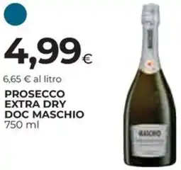 Ipercoop Prosecco extra dry doc maschio offerta