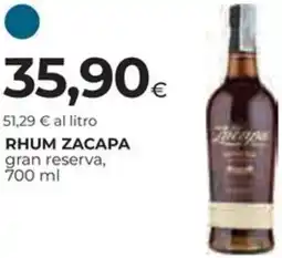Ipercoop Rhum zacapa offerta