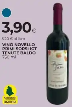 Ipercoop Vino novello primi sorsi igt tenute baldo offerta
