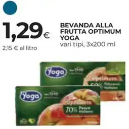 Ipercoop Bevanda alla frutta optimum yoga offerta