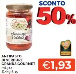 Mercatò Antipasto di verdure GRANDA GOURMET offerta