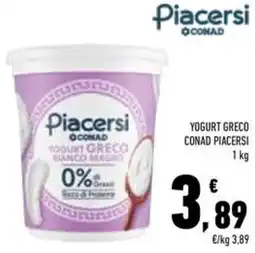Conad Superstore Yogurt greco conad piacersi offerta