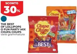 Ipercoop The best of lollipops o fun party mix CHUPA CHUPS offerta