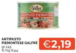 Mercatò Antipasto piemontese GALFRÉ offerta