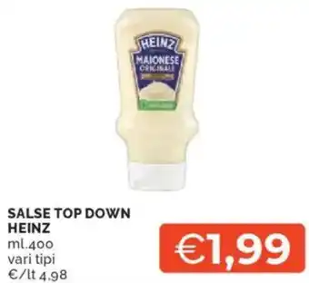 Mercatò Salse top down HEINZ offerta