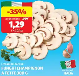ALDI I colori del sapore funghi champignon a fette offerta
