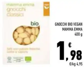 Conad Superstore Gnocchi bio vegan MAMMA EMMA offerta
