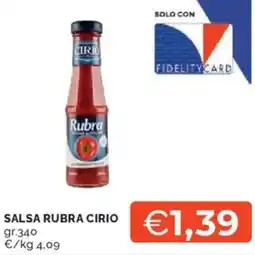 Mercatò Salsa rubra CIRIO offerta