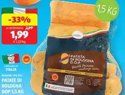 ALDI Regione che vai patate di bologna dop offerta