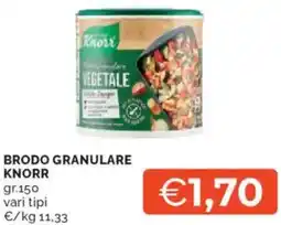 Mercatò Brodo granulare KNORR offerta