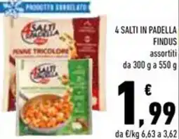 Conad Superstore 4 salti in padella FINDUS offerta