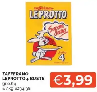 Mercatò Zafferano leprotto 4 buste offerta