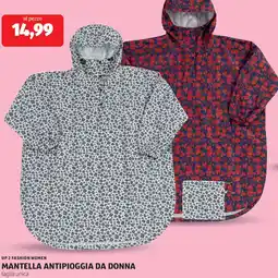 ALDI Up 2 fashion women mantella antipioggia da donna offerta
