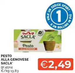 Mercatò Pesto alla genovese SACLA' offerta