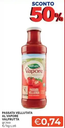 Mercatò Passata vellutata al vapore VALFRUTTA offerta