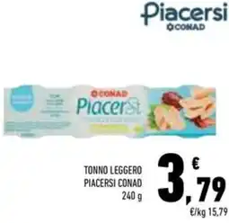 Conad Superstore Tonno leggero PIACERSI CONAD offerta