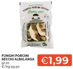 Mercatò Funghi porcini secchi ALBALANGA offerta