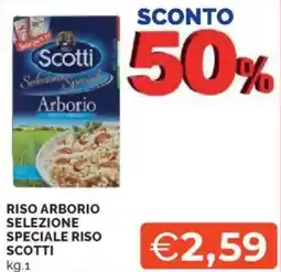 Mercatò Riso arborio selezione speciale RISO SCOTTI offerta