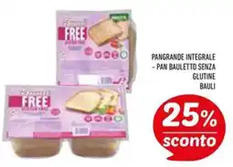 Conad Superstore Pangrande integrale pan bauletto senza glutine BAULI offerta