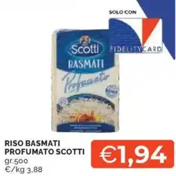 Mercatò Riso basmati profumato SCOTTI offerta