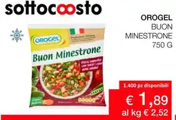 Coop OROGEL BUON MINESTRONE 750 G offerta