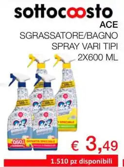 Coop ACE SGRASSATORE/BAGNO SPRAY offerta