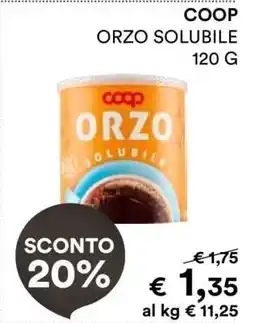 Coop COOP ORZO SOLUBILE offerta
