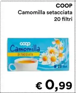 Coop COOP Camomilla Setacciata 20 Filtri offerta